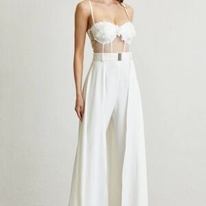 Chic White Lace Jumpsuit
